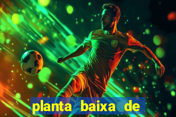 planta baixa de campo de futebol society